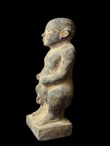 Ancient Egyptian dwarf statue - Image 5