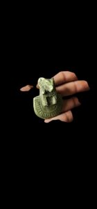 Vintage Ram God Khnum Statue: Ancient Egyptian Decor - Image 5