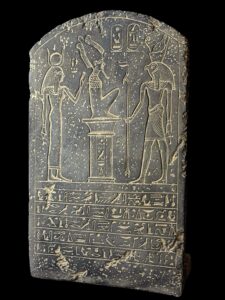 Triad of Osorkon: Osiris, Isis, & Horus Statue - Image 5