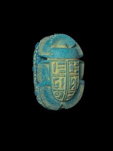 Large Egyptian Scarab, The decorative Good luck scarab in Ancient Egypt. - Image 5