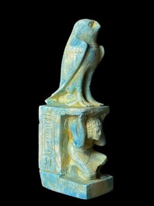 Flamestone Egyptian God Horus Falcon Statue - Image 5
