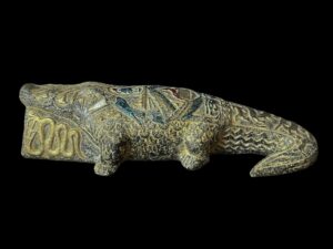 Egyptian God Sobek Statue: Nile Crocodile God - Image 5