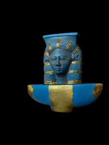 Manifest Handmade Goddess Hathor Statuette , Statue for the Egyptian Goddess Venus - Image 5