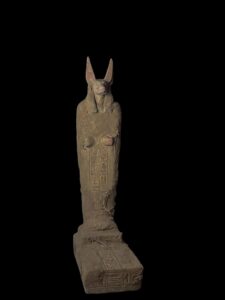 Basalt Stone Anubis Statue: Egyptian God of Afterlife - Image 5