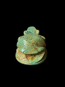 Jasper Goddess Heqet Statue: Ancient Egyptian Fertility Deity - Image 5