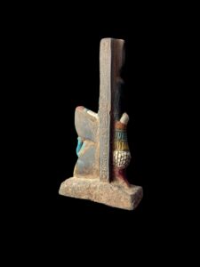 Vintage Goddess Isis statue, unique Isis goddess Statue. - Image 5