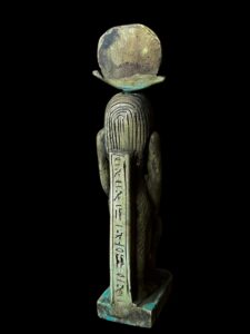God Thoth with Goddess Hathor statue - Image 5