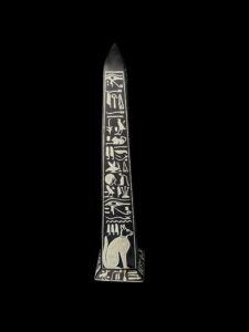 Egyptian Obelisk with Ancient Hieroglyphics: Custom Inscriptions - Image 5