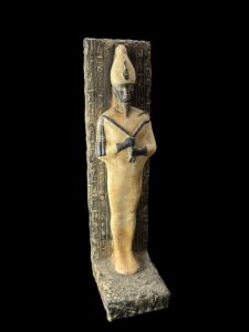 Basalt Egyptian God Osiris Statue: Unique Statuette - Image 5