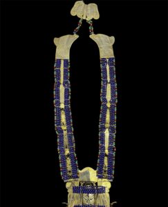 King Tutankhamun Scarab Pectoral Necklace: 24k Gold Lapis Lazuli - Image 5