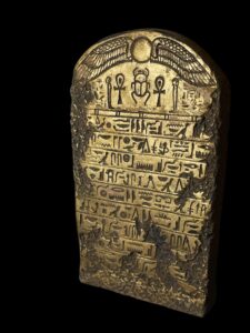 Egyptian Horus Stele Cippus: God Bes Protection Amulet - Image 5