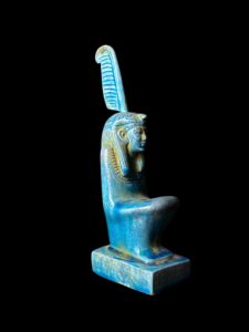 Ma'at Stone Statue: Egyptian Goddess of Justice - Image 5