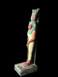 Handmade Goddess Hathor Statuette: Egyptian Spirituality Decor - Image 5