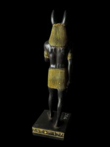 Egyptian Anubis Statue with Eye of Horus - Made in Egypt - Image 5