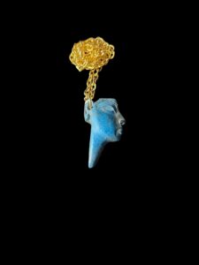 Porcelain Egyptian Princess Meritaten Amulet Pendant - Image 5