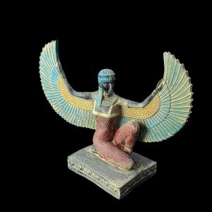 Vintage Goddess Isis statue, unique Isis goddess Statue. - Image 5