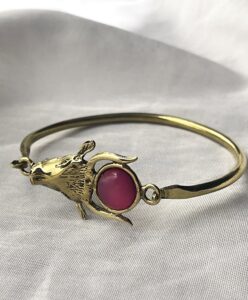 Handcrafted Goddess Hathor Bracelet: Egyptian History Lover Gift - Image 5