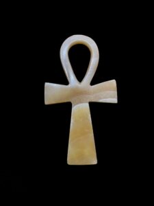Alabaster Ankh Key of Life: Egyptian Wall Hanging - Image 5