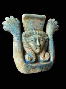 Manifest Handmade Goddess Hathor Statuette , Statue for the Egyptian Goddess Venus - Image 5