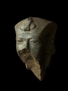 head of King Senusret III made of Rare stone - Image 5