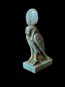 Rare BA Bird Statue with Sundisk - Ancient Egyptian Art - Image 5