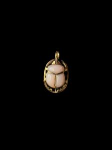 Egyptian Scarab pendant necklace, The decorative Good luck scarab in Ancient Egypt. - Image 5