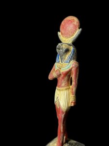 Rare Falcon Egyptian God Ra Statue: God of Sun & Sky - Image 5
