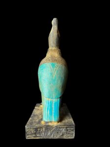 Basalt Egyptian God Horus Statue: Falcon God of Sky Art - Image 5