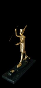 Egyptian King Tutankhamun Statue: Museum Replica - Image 5