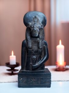 Egyptian Goddess Sekhmet statue. - Image 5