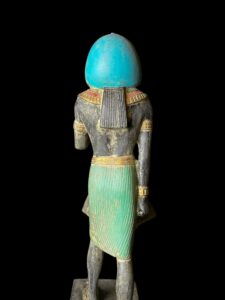 King Tutankhamun Ka Statue: Egyptian Guardian Stone Sculpture - Image 5