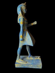 King Tutankhamun Ka Statue: Egyptian Guardian Stone Sculpture - Image 5