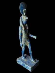 Rare Falcon Egyptian God Ra Statue: God of Sun & Sky - Image 5
