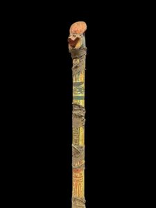 Sceptre staff, Head of Sekhmet Waz sceptre. Ancient Egyptian waz-scpetre - Image 5