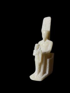 Egyptian God Amun Statue: Museum Replica - Image 5