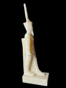 Egyptian God Amun Statue: Museum Replica - Image 5