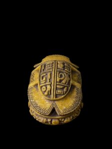 Large Egyptian Scarab, The decorative Good luck scarab in Ancient Egypt. - Image 5