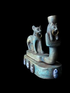 Egyptian Goddess Sekhmet Lion Statue - Made in Egypt - Image 5
