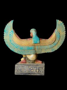 colorful Goddess Isis statue, unique Isis goddess Statue. - Image 5