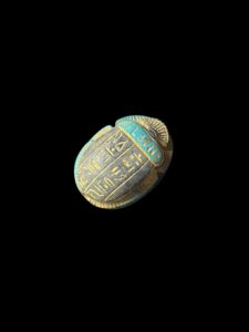 Old Egyptian Scarab Beetle: Good Luck Decor - Image 5