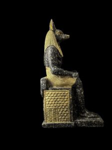 Handcrafted Egyptian God Anubis Statue: Afterlife Decor - Image 5
