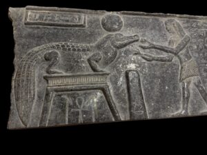 Egyptian God Sobek Statue: Nile Crocodile Relief - Image 5