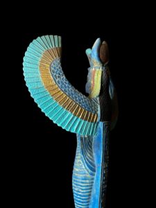 colorful Goddess Isis statue, unique Isis goddess Statue. - Image 5