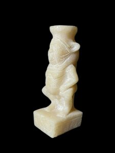 Hand-Carved God Bes Statue: Authentic Egyptian Art Decor - Image 5