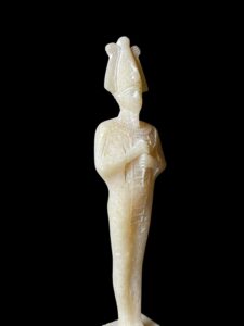 Alabaster Egyptian God Osiris Statue: Unique Statuette - Image 5