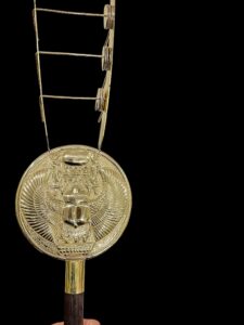 Winged Scarab Sistrum: Ancient Egyptian Musical Instrument - Image 5