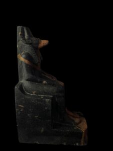 Rare Granite Anubis Statue: Egyptian God Statuette - Image 5
