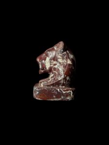 Hand-Carved Jasper Sekhmet Pectoral - Egyptian Goddess Pendant - Image 5