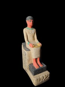 Museum Imhotep Statue - Ancient Egyptian Engineer Imhotep - the builder of Djoser's unprecedented step pyramid complex - Image 5