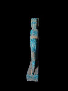 Egyptian Goddess Sekhmet Statue with Cobra: Handmade Statuette - Image 5